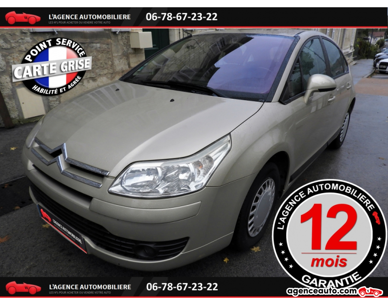 Compra de Carros Usados, Carros Usados Baratos | Auto Immo Citroen C4 1.6i 16V 110 Exclusive GARANTIE 1 AN moteur 130000km Violet Ano 2005 Manuelle Essence